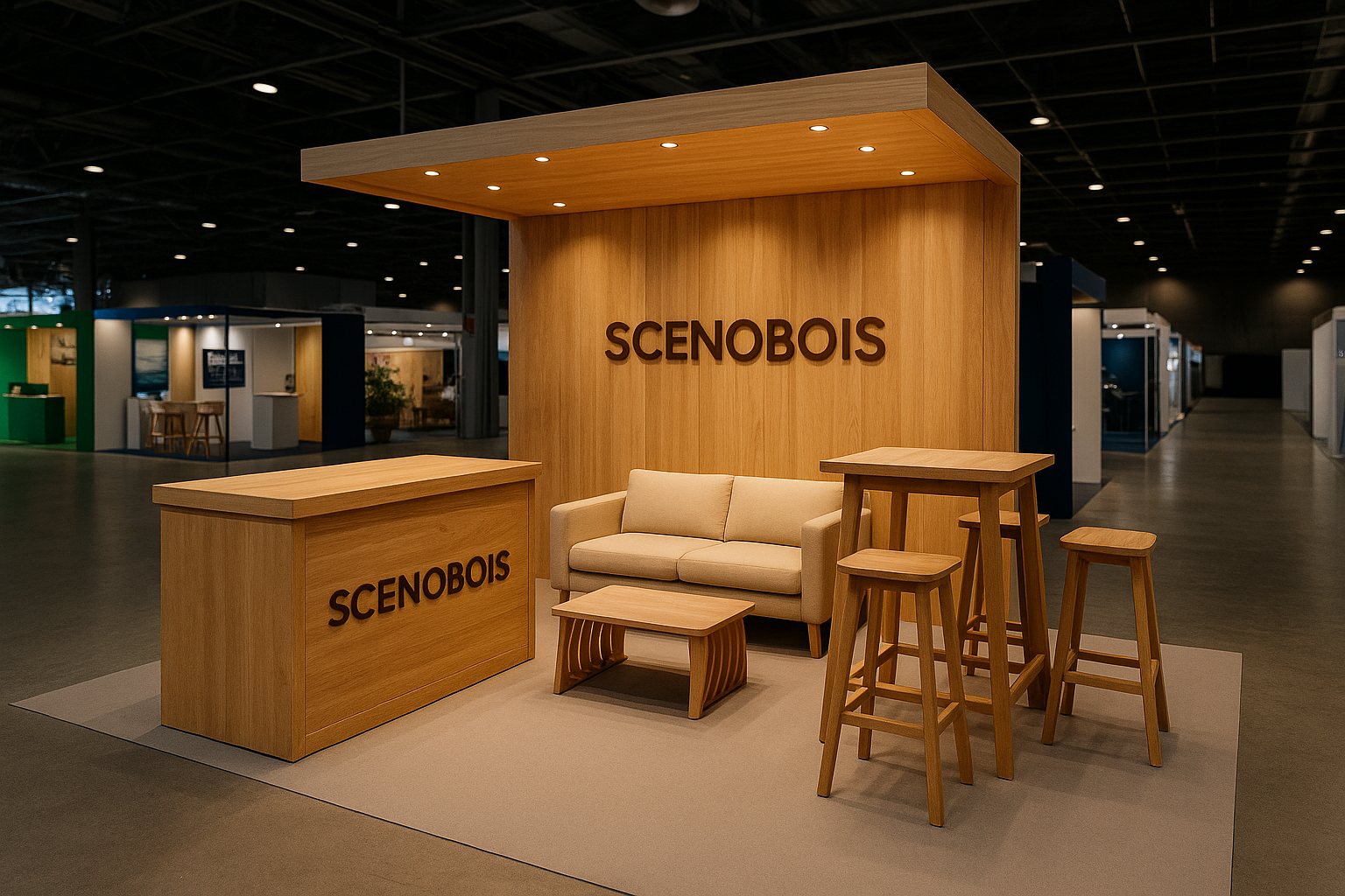 Stand scenobois événementiel